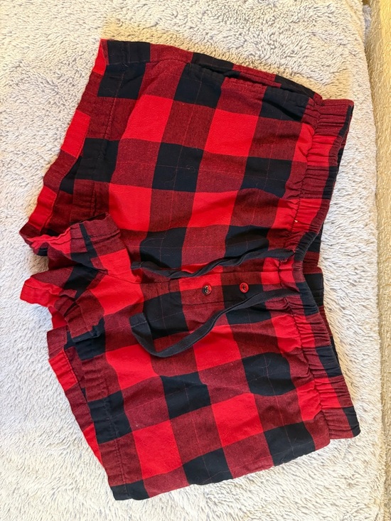 stars above Other - stars above Red and Black Buffalo Plaid Lounge Shorts